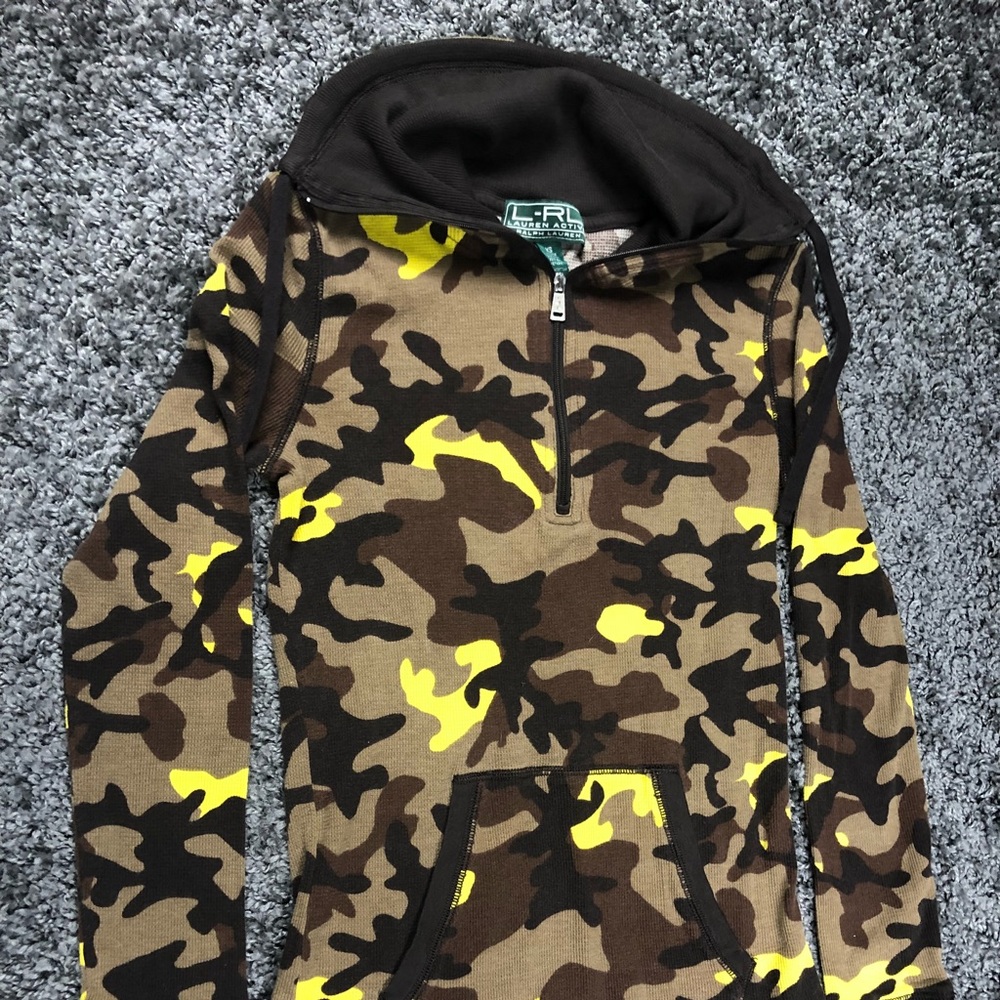 Lauren Sport Camo quarter zip